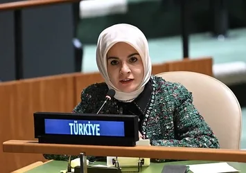 Aile ve Sosyal Hizmetler Bakanı Mahinur Özdemir Göktaş'tan BM'de İsrail protestosu! İsrailli bakan kürsüye gelince salonu terk etti