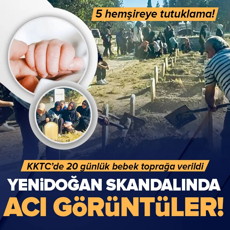 20 günlük Mihrimah bebek toprağa verildi