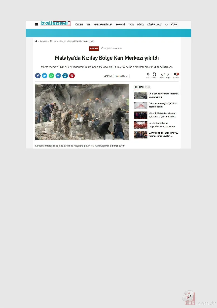 Asrın felaketinde halkın acısına acı kattılar! İşte muhalefet ile kalemşorlarının yalanları ve gerçekler 15