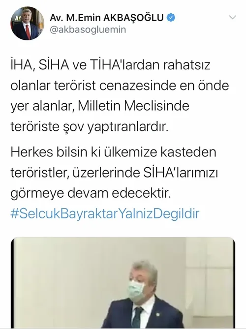 Selçuk Bayraktar’ı hedef alan CHP’li Veli Ağbaba’ya tepki yağıyor: TBMM’de yanında PKK’lı taşıyan PKK sevicisi