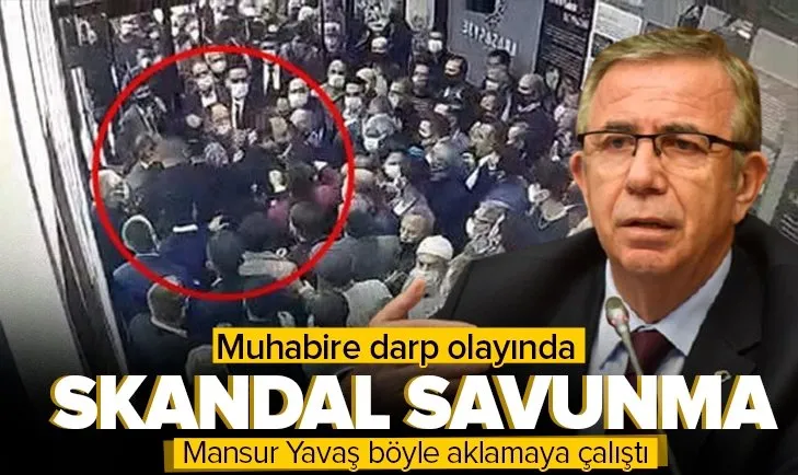 Korumaları muhabiri darp etmişti! Mansur Yavaş’tan skandal açıklama: İtiş kakış olmuş