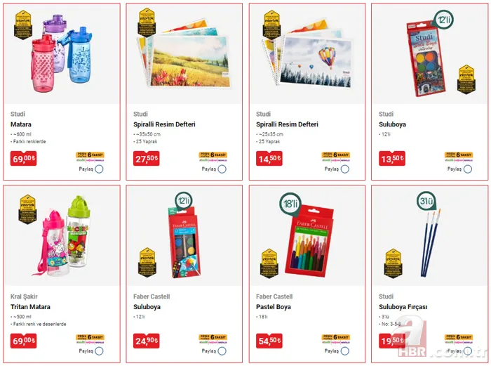 BİM, A101, ŞOK okul kırtasiye ürünleri ne zaman gelecek? BİM ve A101'e kırtasiye malzemeleri geldi mi? Aktüel ürünler... 8