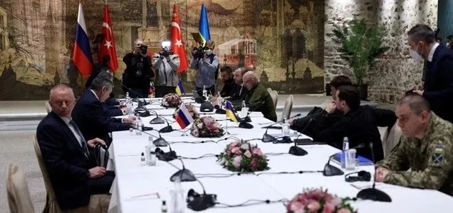 Son dakika: Dünyanın gözü İstanbul’da! Rusya-Ukrayna müzakere heyetleri Dolmabahçe’de bir araya geldi: Türkiye de garantör olsun