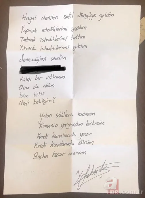 Beril Varol cinayetinde yeni gelişme! Katilin intihar notu ortaya çıktı 4