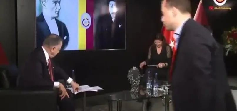 GS TV yayınında akılalmaz hata! Galatasaray Başkanı Mustafa Cengiz'e komplo mu kuruldu?