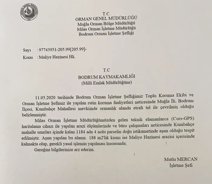 Vatan haini Can Dündar’ın kaçak villası Maliye Hazinesi arazisini işgal ediyor! Belgesi ortaya çıktı