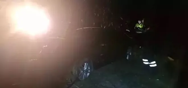 Çorum'da 3 otomobilin karıştığı kaza kamerada