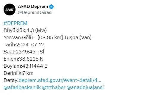 afad-duyurdu-vanda-43-buyuklugunde-deprem-1720816500897.jpeg AFAD duyurdu! Van'da 4.3 büyüklüğünde deprem - 4