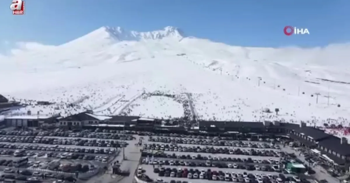 Işık halkası 'halo' Erciyes'te görüntülendi