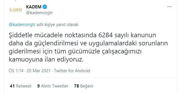 Türkiye İstanbul Sözleşmesi’nden ayrıldı! KADEM’den açıklama geldi: Zeminden koparıldı! Bu gerilimin bir neticesi