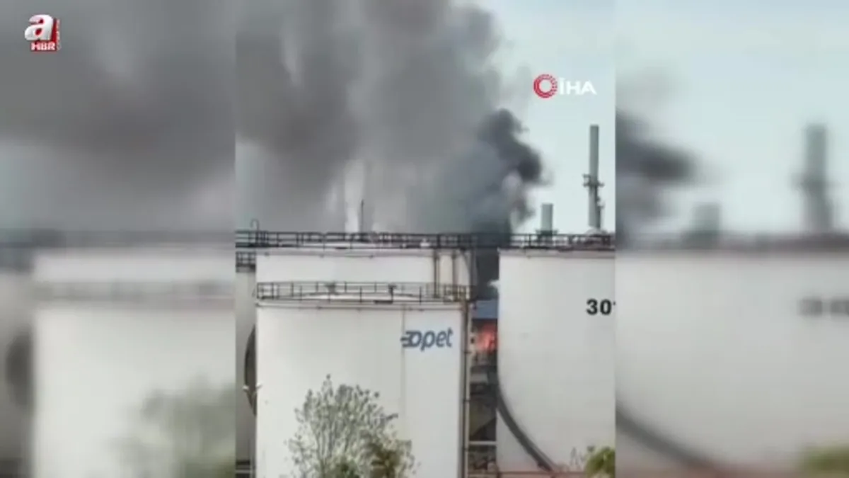 Kocaeli'de akaryakıt dolum tesisinde tatbikat korkuttu