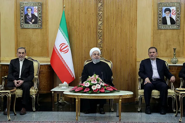Başkan Erdoğan Ruhani'yi resmi törenle karşıladı - 5