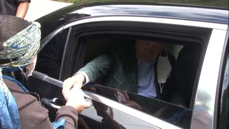 Başkan Erdoğan’dan Ayder Yaylası’nda güzel sürpriz: Arabası ile durunca çok heyecanlandım