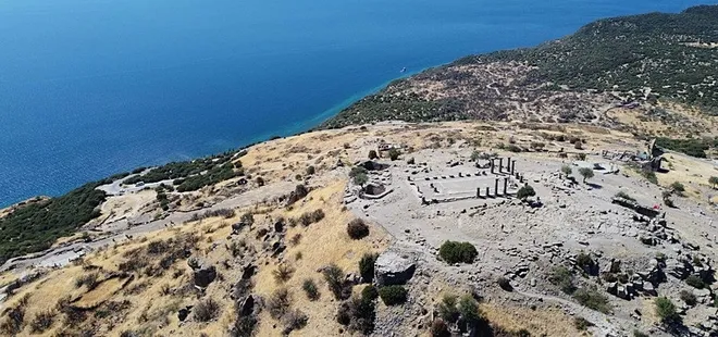 Assos'ta nekropol alanların izi sürülüyor