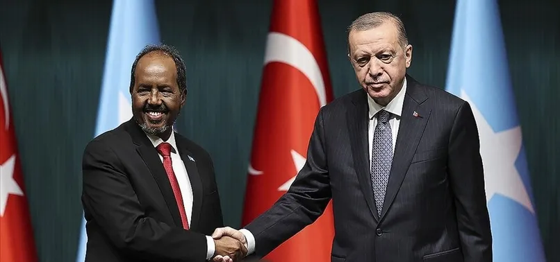 Son dakika: Başkan Erdoğan Somali Cumhurbaşkanı Şeyh Mahmud ile görüştü! Terör saldırısını kınadı