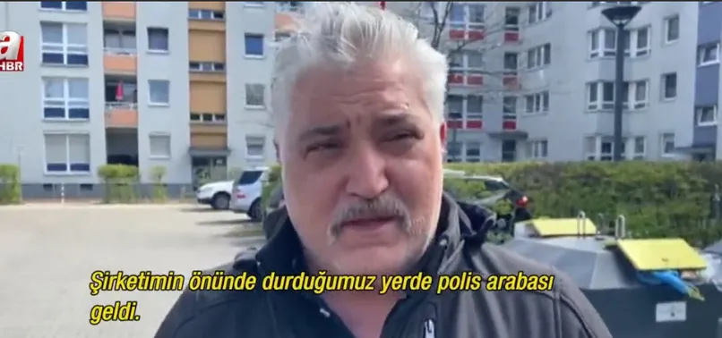Alman polisinden Türk iş insanına saldırı! Yaşadığı dehşeti A Haber'e anlattı: Sonumun George Floyd gibi olmasından korktum