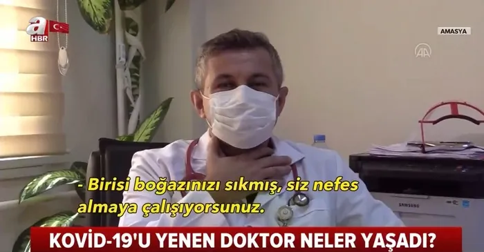 "Biri boğazımı sıkmış gibi nefes alamadım" Kovid-19'u yenen doktor o anları anlattı - 1