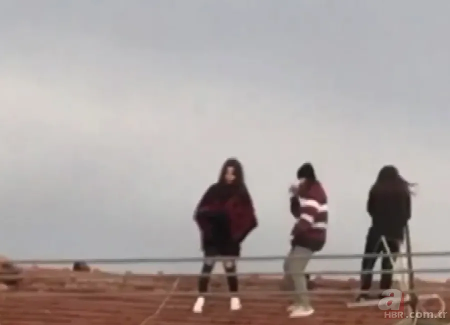 Son dakika: TikTok videosu çekmek için hayatlarını hiçe saydılar! Genç kızlar... 4