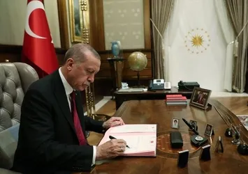 Başkan Erdoğan imzayı attı