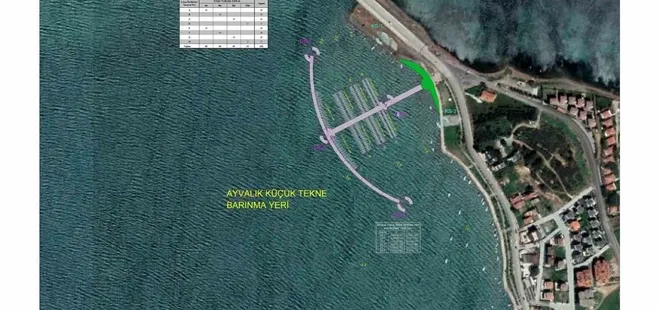 Ayvalık'a 400 teknelik barınak müjdesi