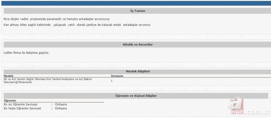 İŞKUR hastaneleri açıkladı! 14 farklı ilde lise mezunu personel alımı başvuruları başladı! İşte alım yapacak kurumların listesi… 15