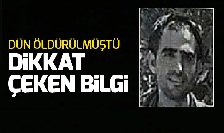 Giresunda öldürülen PKKlı teröristin kimliği belli oldu
