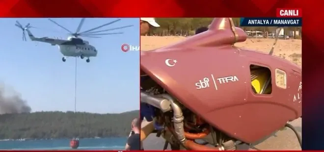 A Haber Yangın Harekat Merkezi’nde yangınlarda kullanılan insansız helikopteri görüntüledi! Peki nasıl kullanıyor?