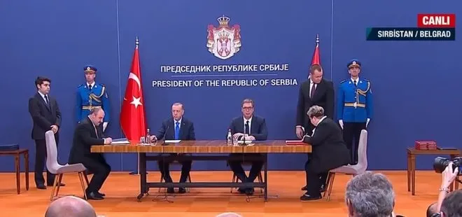 Son dakika: Türkiye ve Sırbistan arasında 7 mutabakat zabtı imzalandı! Başkan Erdoğan’dan önemli açıklamalar: Batı’ya Rusya uyarısı