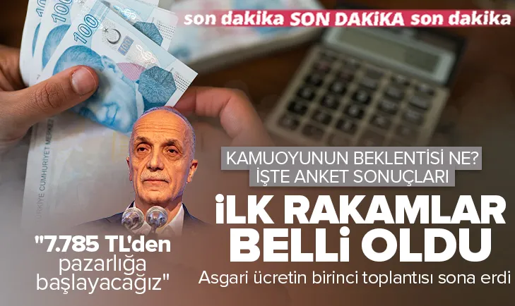 Asgari ücreti belirleme komisyonunun ilk toplantısı sona erdi