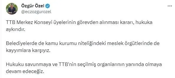 Terör sevici Şebnem Korur Fincancı ile merkez konseyi üyeleri görevden alındı! HEDEPKK ve CHP yine zıpladı