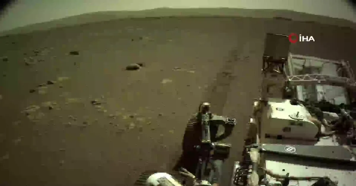 Son dakika: NASA yayınladı! İşte Mars kaşifinin yüzeydeki ilerleyişinin ilk sesi