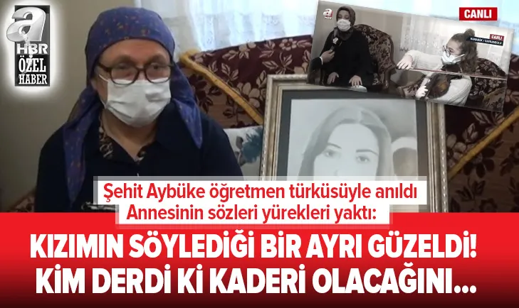 Aybüke öğretmen türküsüyle anıldı