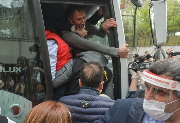 DİSK üyelerinden skandal hareket! Herkesin hayatını tehlikeye attılar
