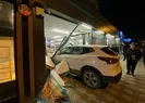 Fren yerine gaza bastı markete daldı