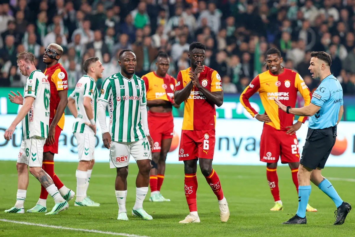 Galatasaray, Konyaspor'u 4-0 mağlup etti! Liderden farklı galibiyet - 4
