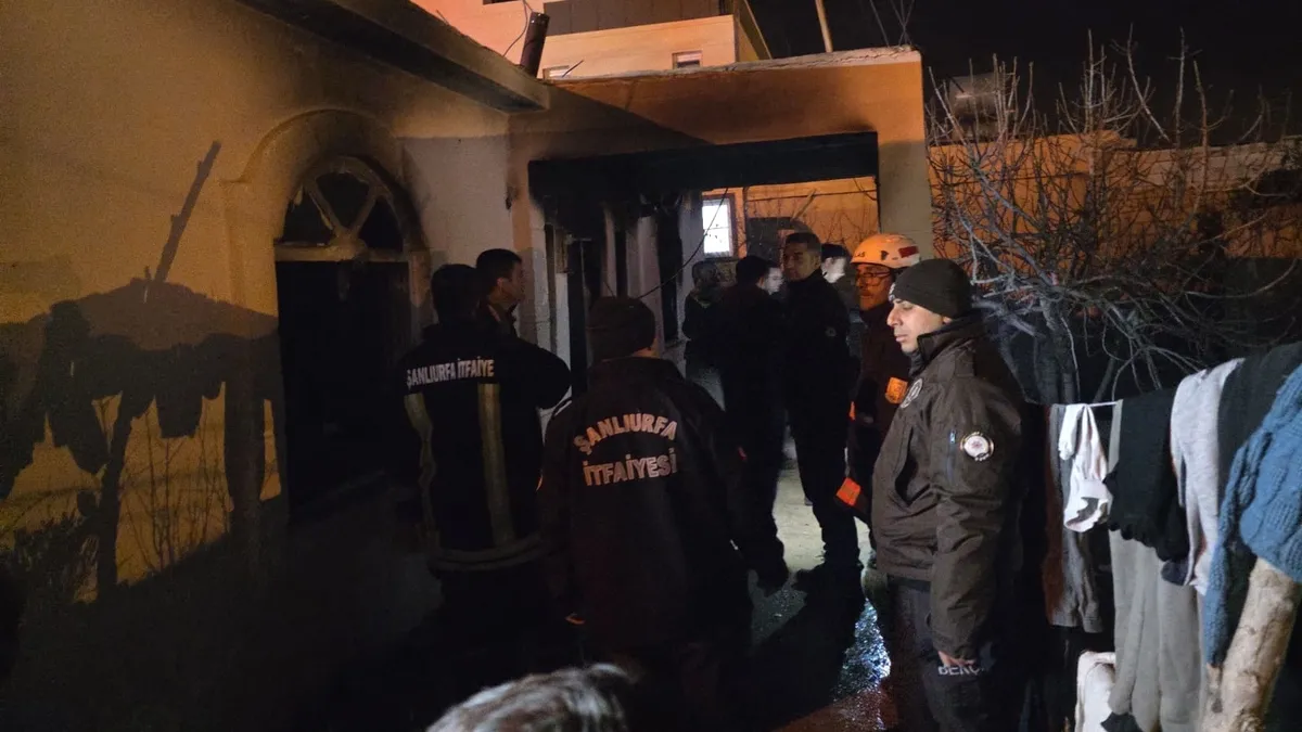 Şanlıurfa’da tüp bomba gibi patladı! Çıkan yangında can pazarı