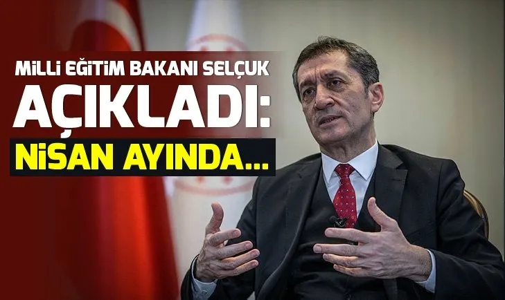 Milli Eğitim Bakanı Ziya Selçuk: Nisan ayında yöneticilik sınavı yapılacak