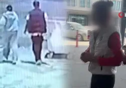 Kediye taşla vuran vicdansız kadın yakalandı! Dikkat çeken kelepçe detayı