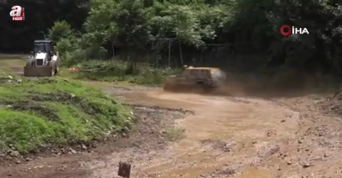 Rize'de Off-Road yarışları nefesleri kesti