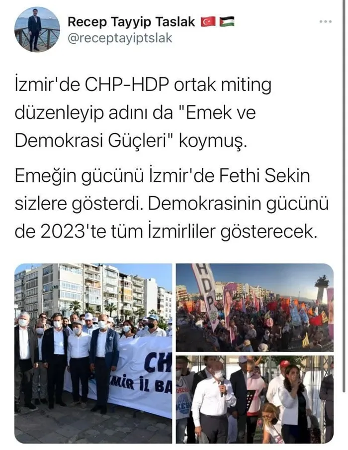 Son dakika: CHP ve HDP’den İzmir’de ortak miting! Tepki yağıyor: Kandil’e selam vererek seçim için düğmeye basıldı