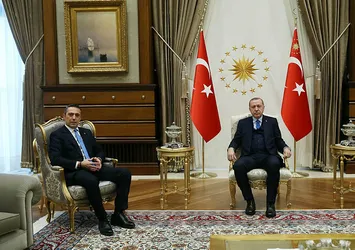 Başkan Recep Tayyip Erdoğan, Ali Koç'u kabul etti