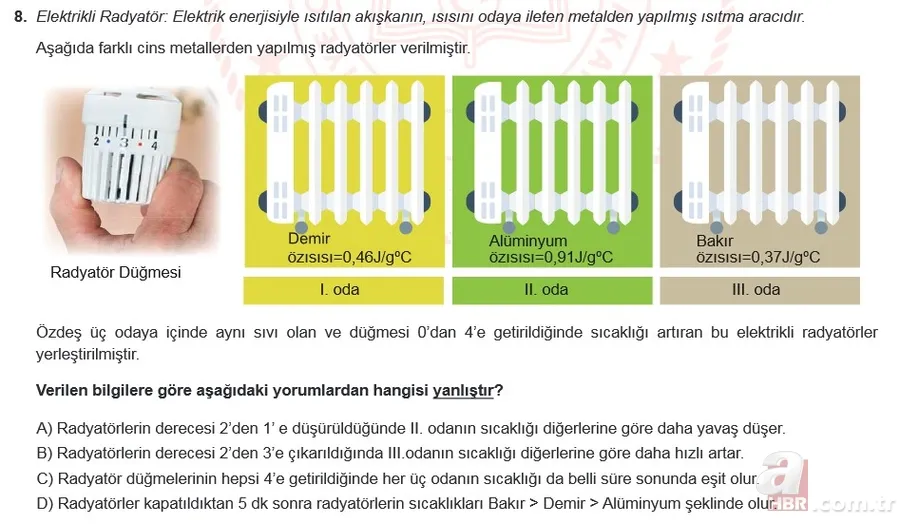 Mart ayı LGS örnek sorular listesi yayımlandı! MEB 2021 LGS sayısal - sözel örnek sorular ve cevap anahtarı 20