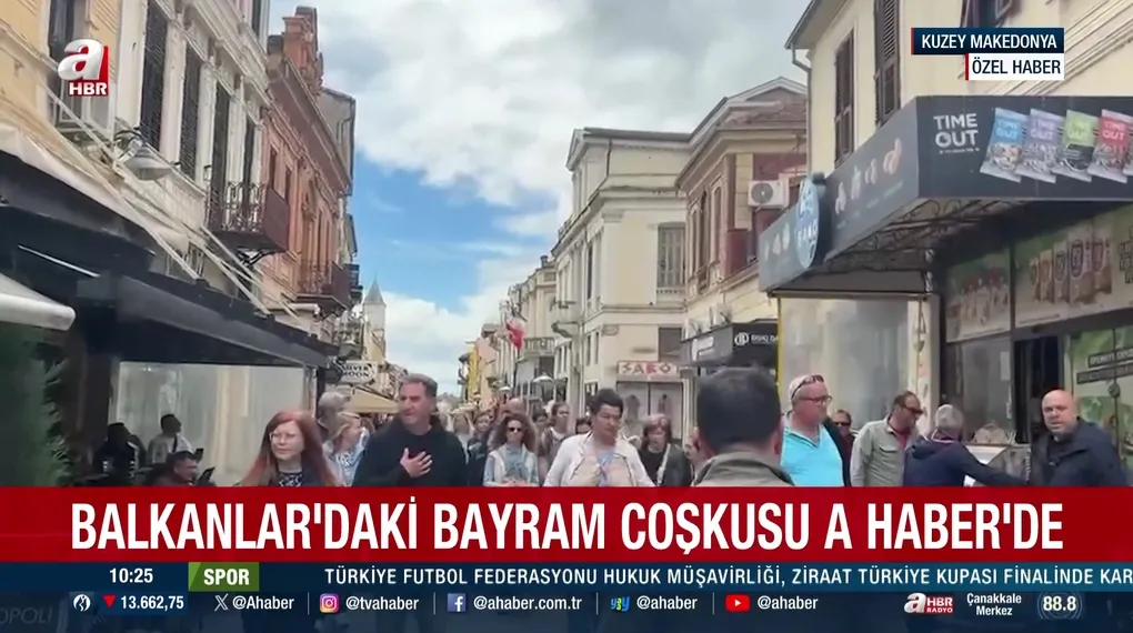 Balkanlar'daki bayram coşkusu A Haber'de