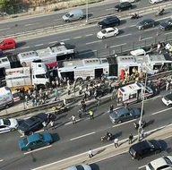 İşte kaza yerinden görüntüler