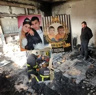 Bir aile yangında yok oldu