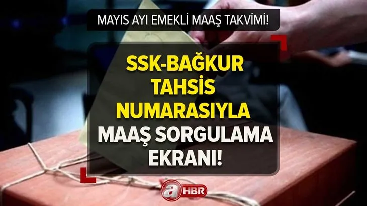 Tahsis numarasına göre MAAŞ ÖDEME TAKVİMİ! Mayıs ayı emekli maaşları ne zaman yatacak 2023? SSK- Bağkur tahsis numarası 0,1,3,5,7,9 olanlar...