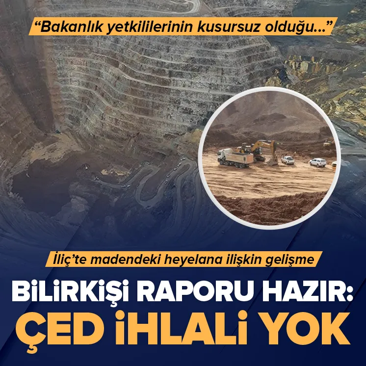 Maden ocağındaki heyelanda ÇED ihlali yok