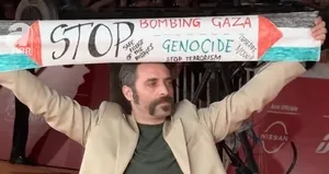 Ünlü aktör ile sporcudan Gazze’ye destek