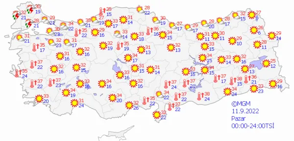 1662561204933.png Kış mevsimi kapıya yanaşıyor! Sıcaklıklar düşüyor sağanak yağış geliyor! Meteoroloji gün verdi... İstanbul Ankara İzmir hava durumu - 9