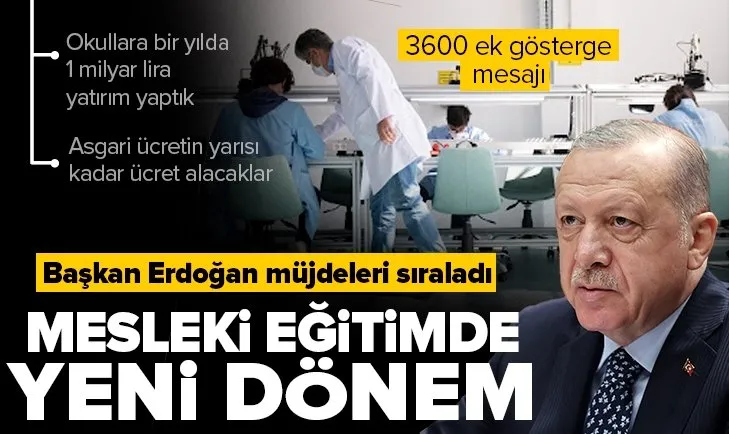 Son dakika: Başkan Erdoğan’dan Mesleki Eğitimde 1000 Okul Projesi ve 50 Ar-Ge Merkezi’nin Açılış Töreni’nde önemli açıklamalar